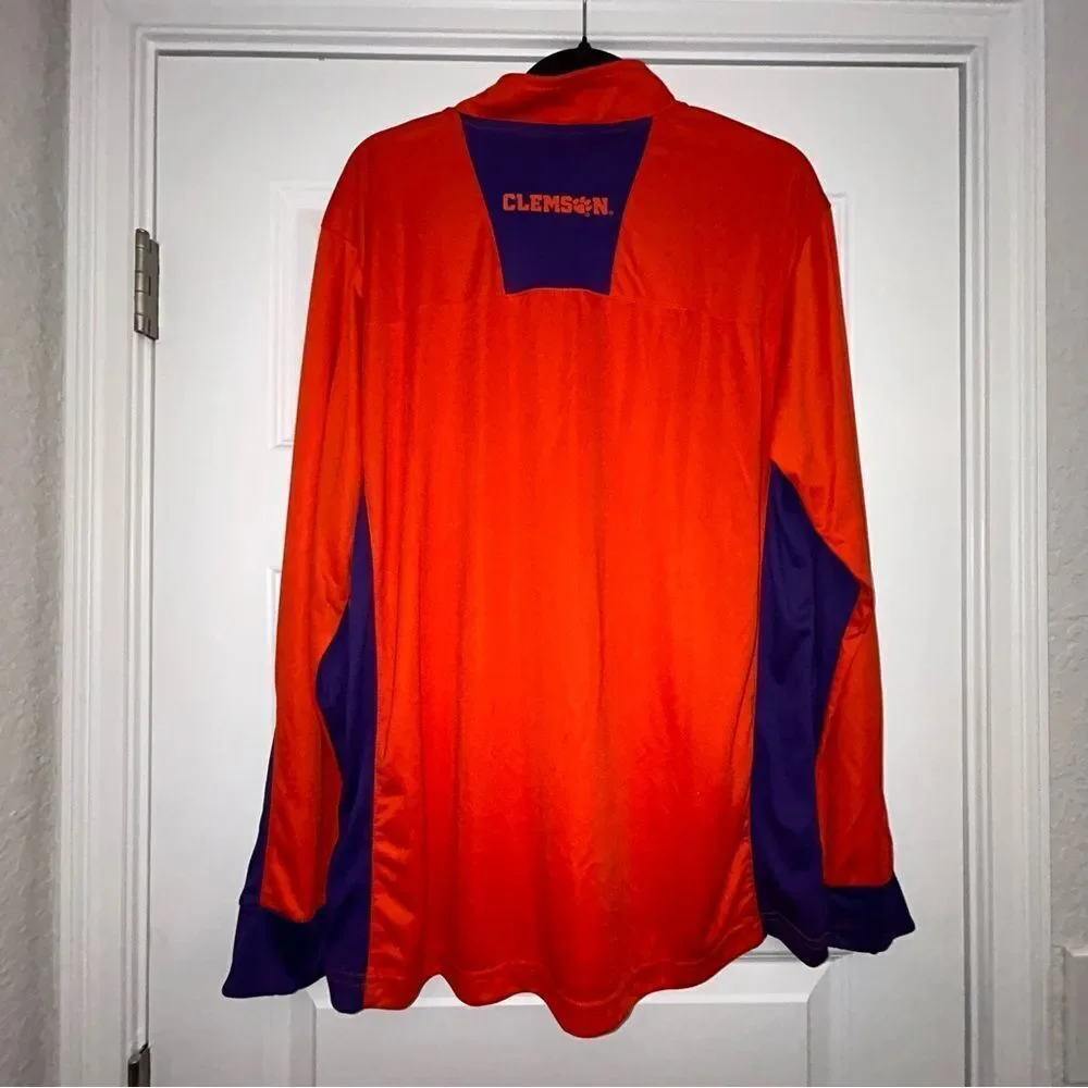 New, Colosseum Clemson 1/4 Zip Front Long Sleeve Pullover Shirt Jacket